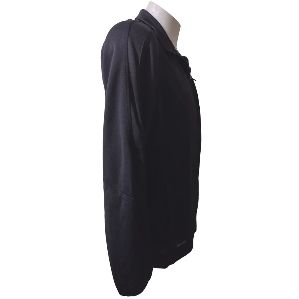 Layer 8 Jacket Medium Women M Athleisure Gorp Core Black Zip Up Qwick-Dry Sporty